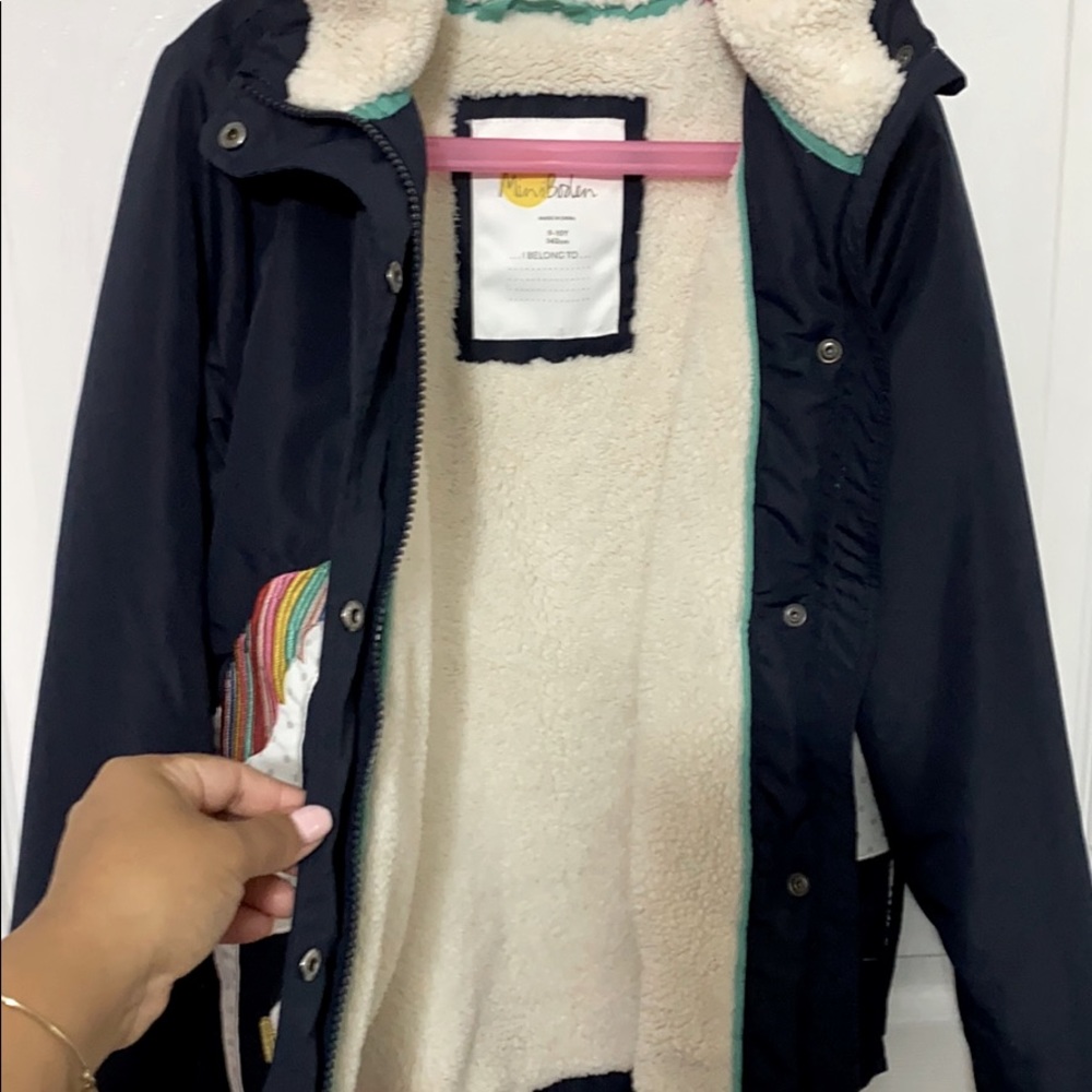 Jacket for little girl size 9/10  Y Mini Boden